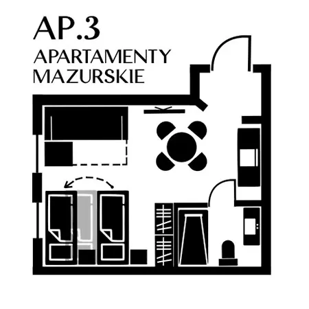 公寓 Dk Mazurskie *