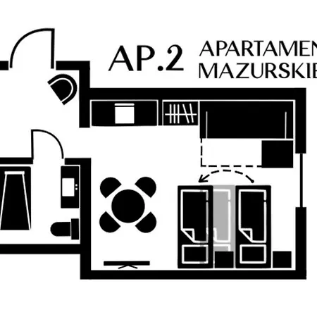 Dk Mazurskie 公寓 奥尔什丁