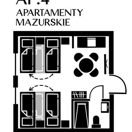 公寓 Dk Mazurskie *